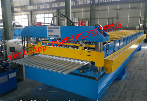 metal corrugated sheet roll forming machine