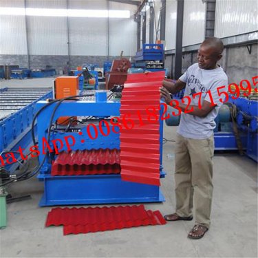 round wave roof machine