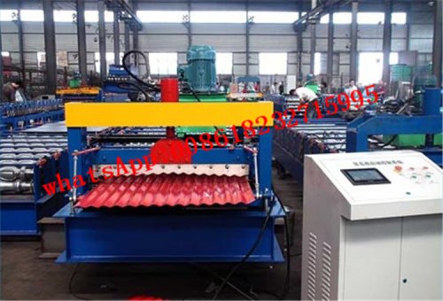 ppgi corrugated roof making machine