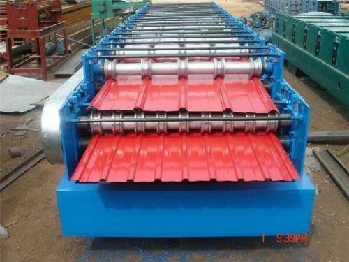 double layer metal panel making machine