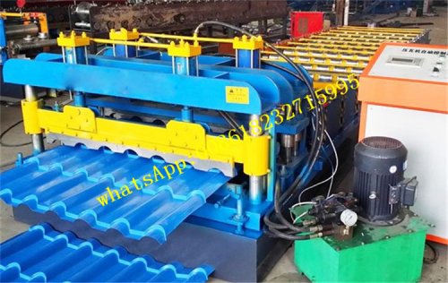 bamboo shape metal roof tile machine