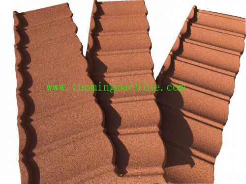 stone coated roof tile machine